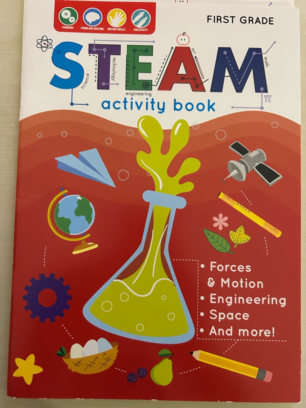 STEAM Activity Book for Kids - First Grade